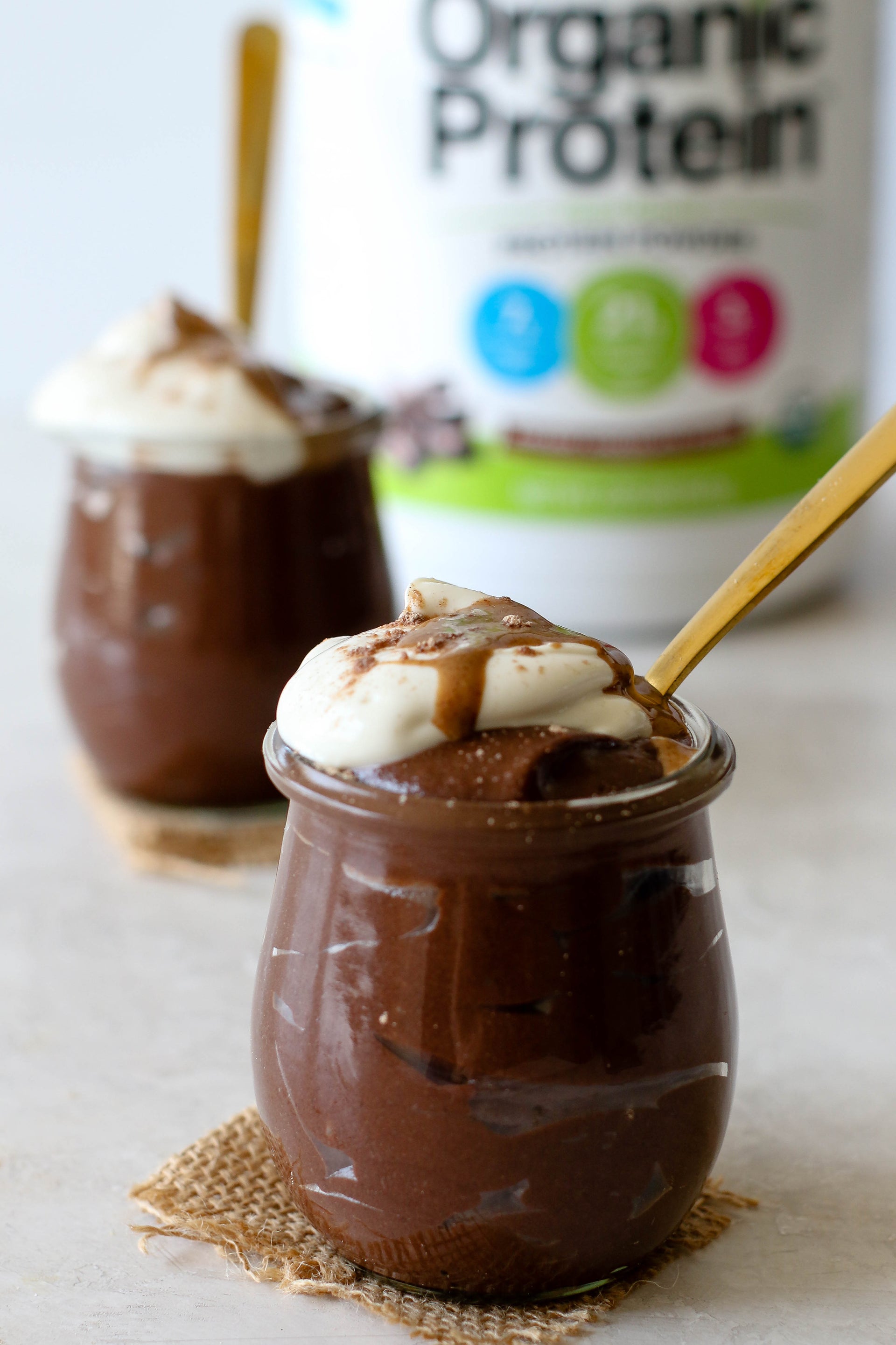 Vegan Almond Butter & Avocado Chocolate Mousse