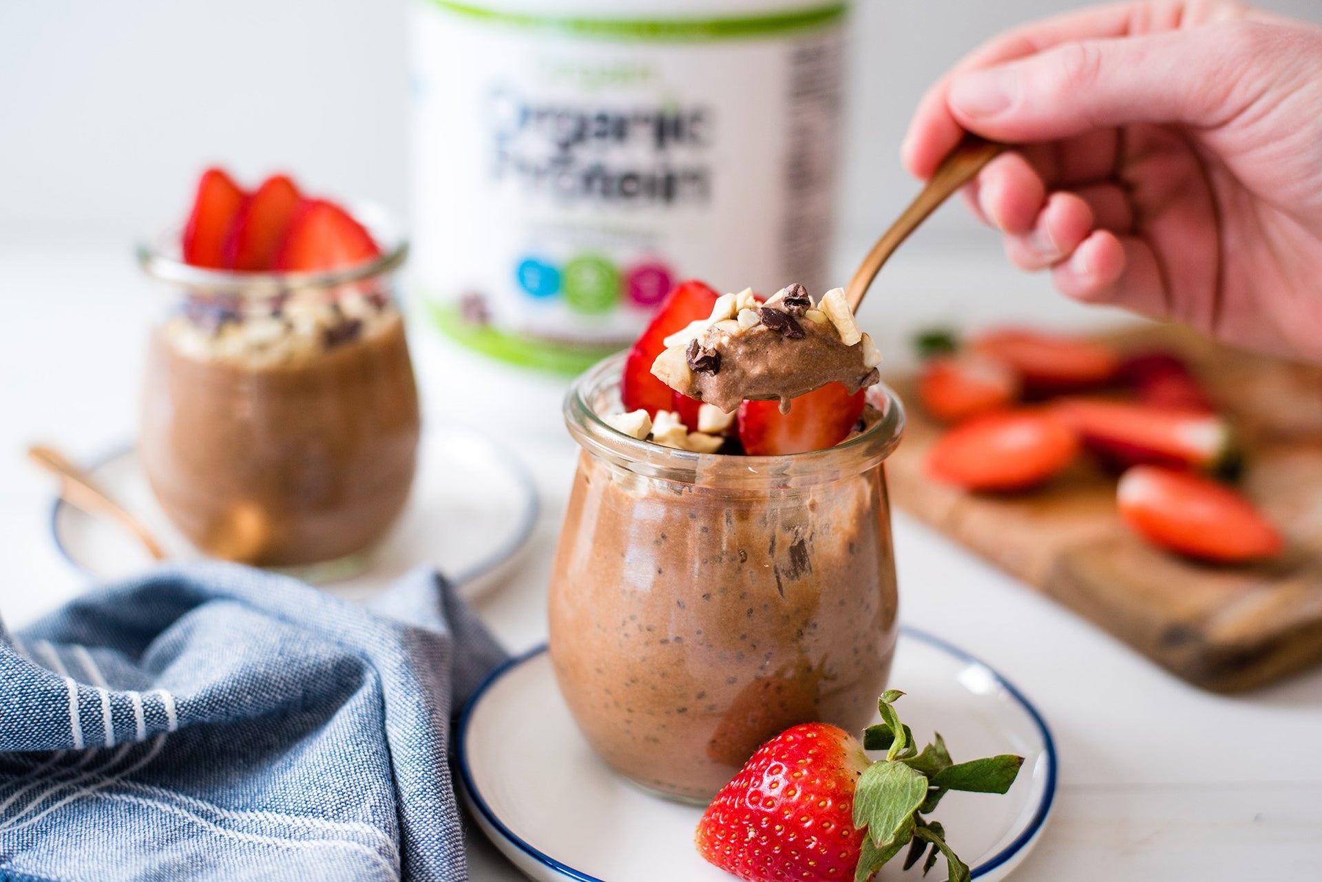 Chocolate Cashew Chia Pudding