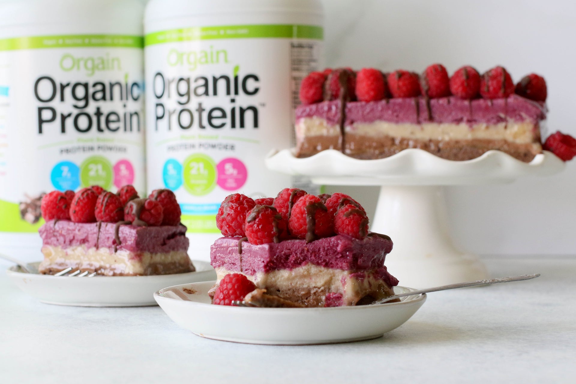 Neopolitan Nice Cream Layer Cake