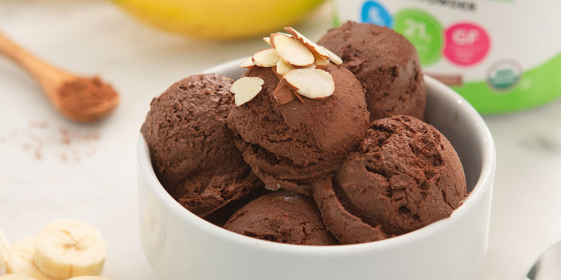 Vegan Chocolate Banana Nice Cream