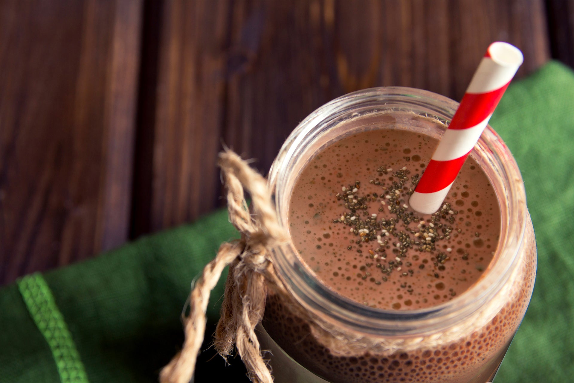 Chocolate Peppermint Protein Shake