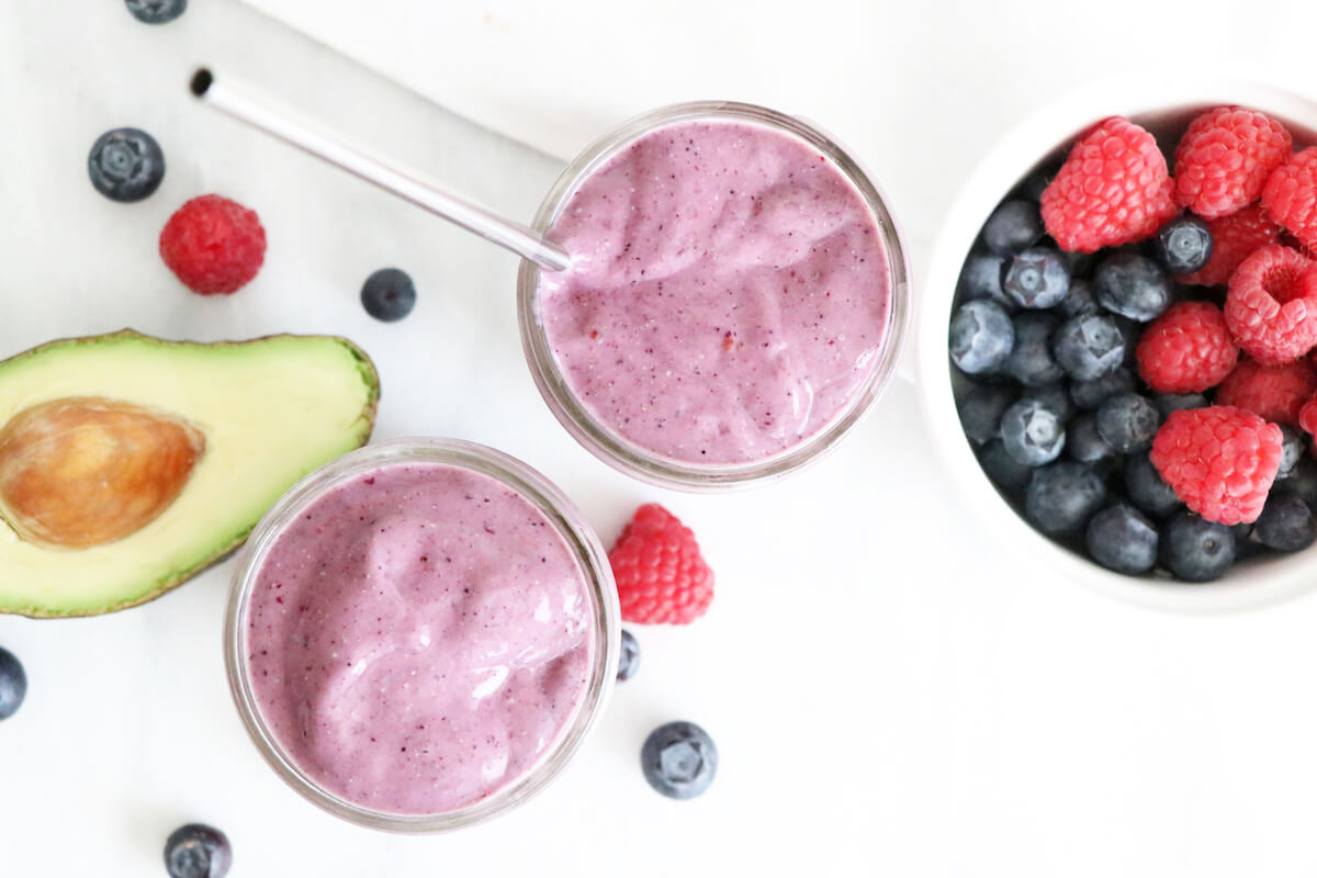 Low Sugar Berry Smoothie