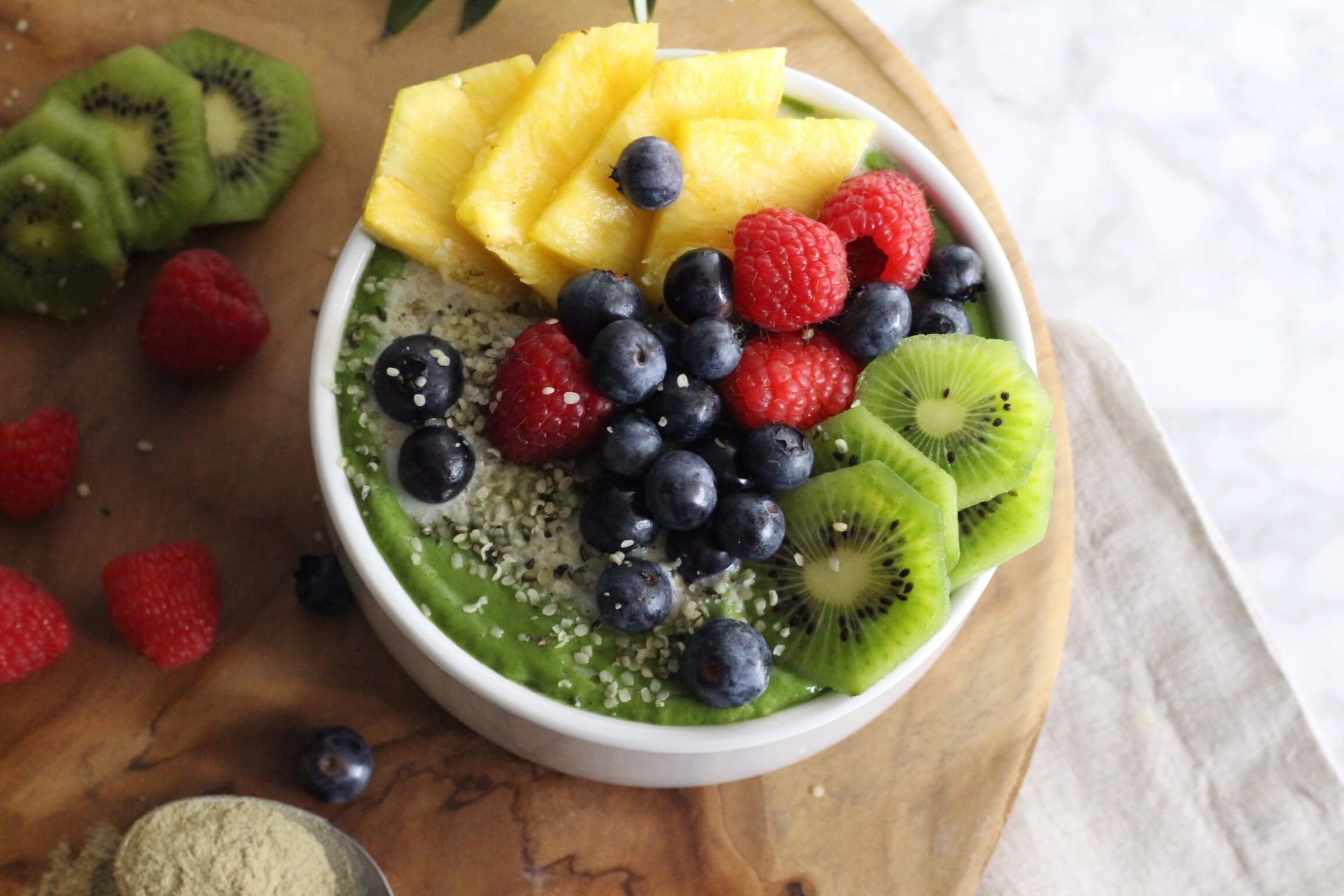 Orgain Piña Kale-ada Smoothie Bowl