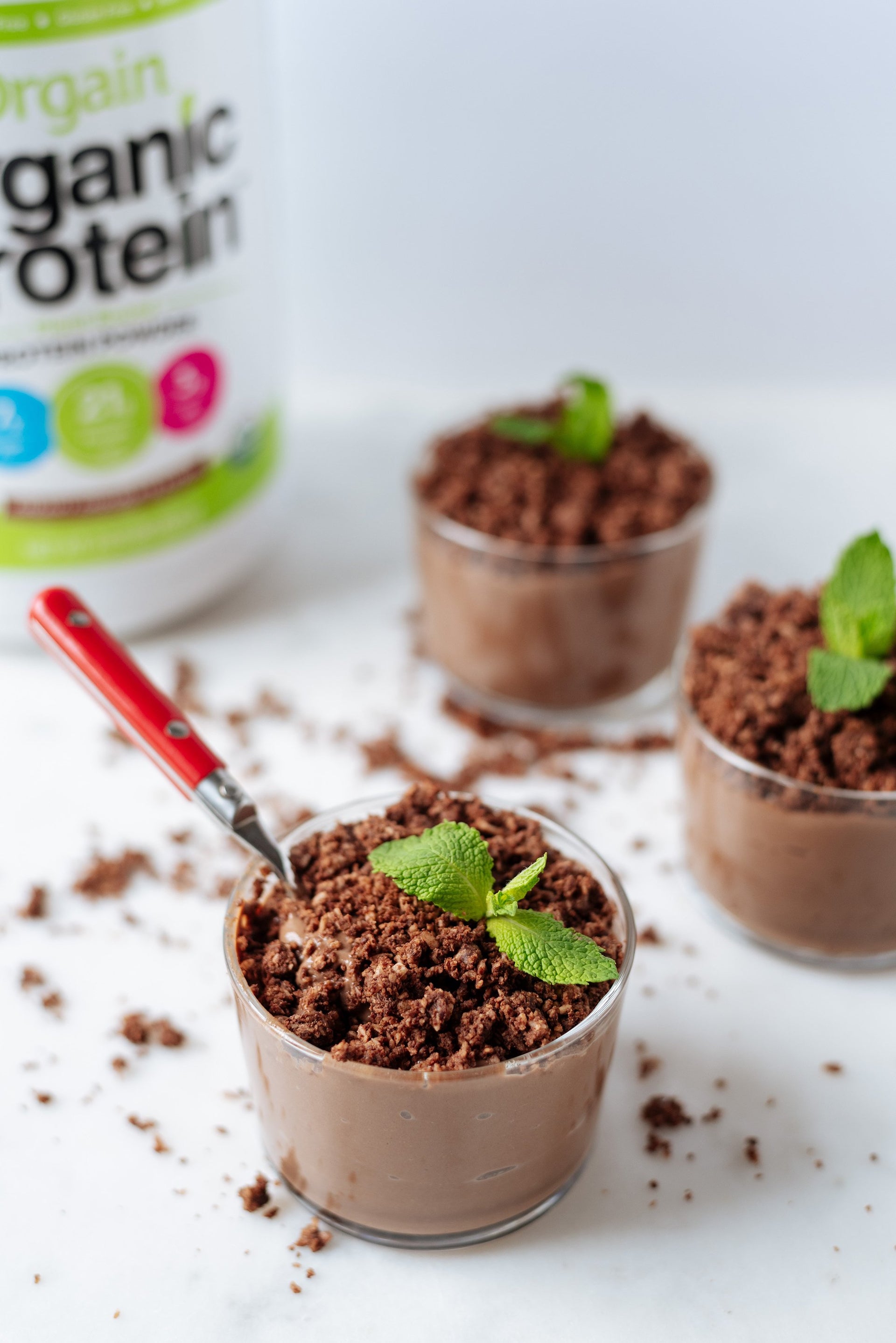Vegan Double Chocolate Dirt Pudding