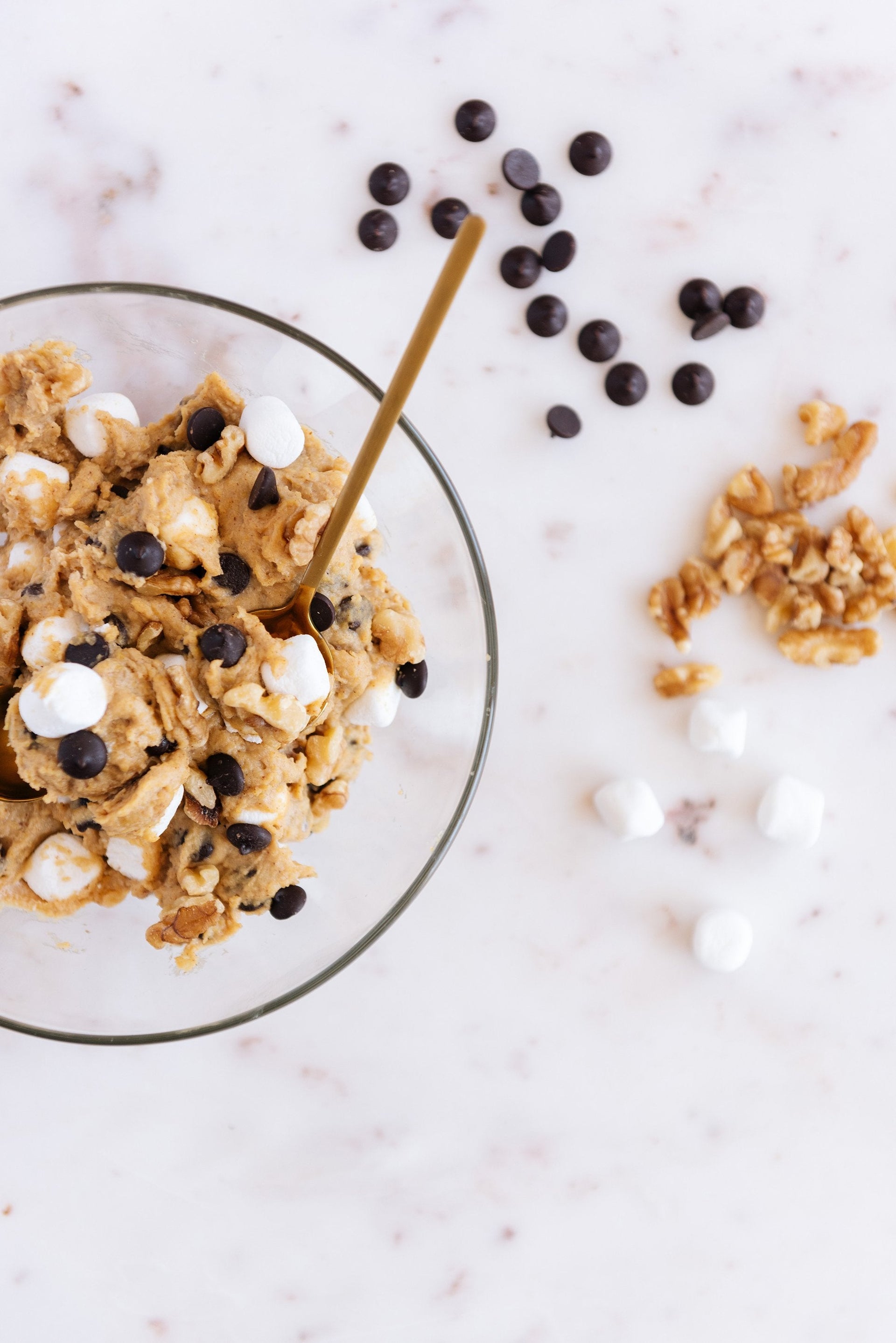 Rocky Road Chickpea Raw Cookie Dough