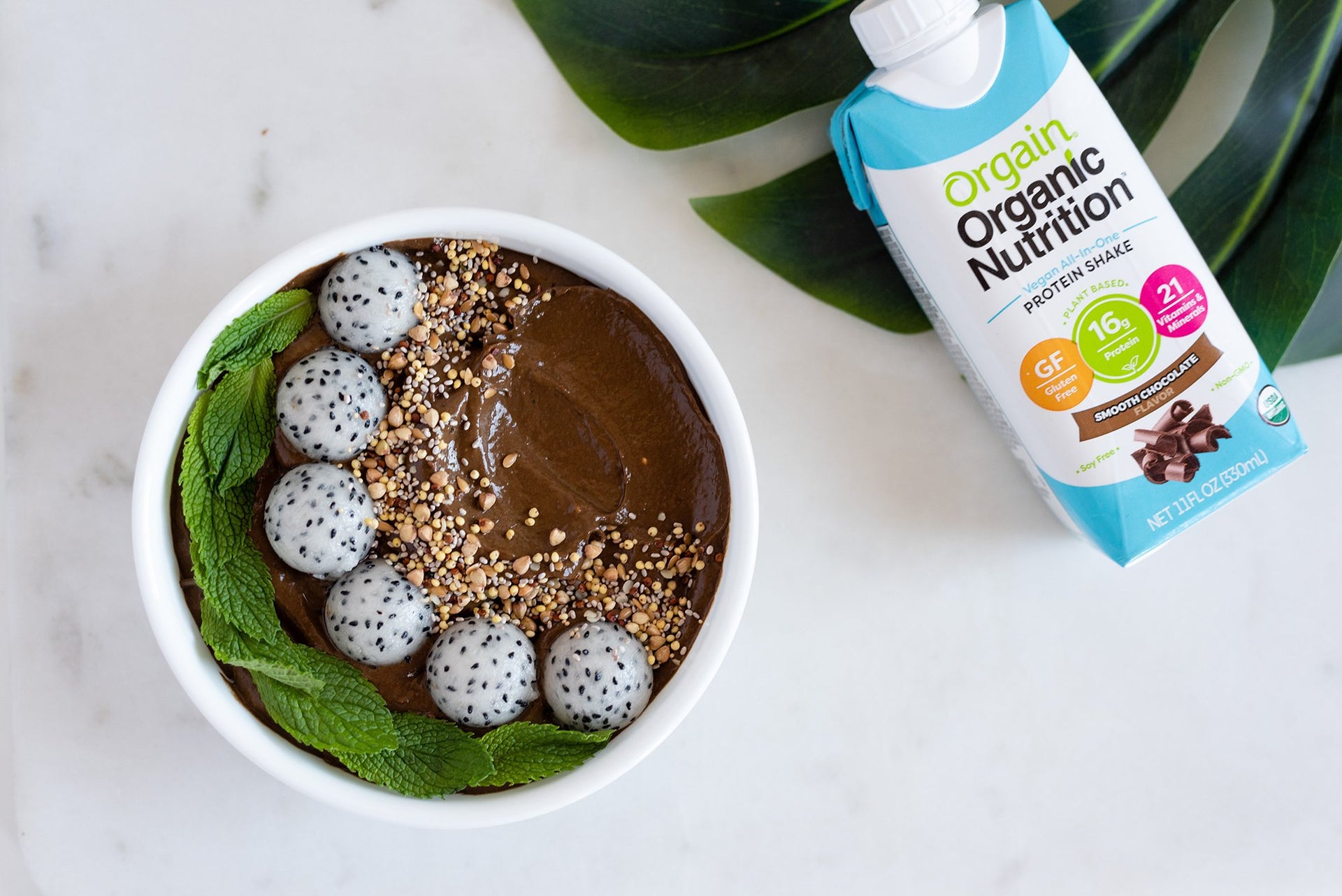Mint Chocolate Smoothie Bowl