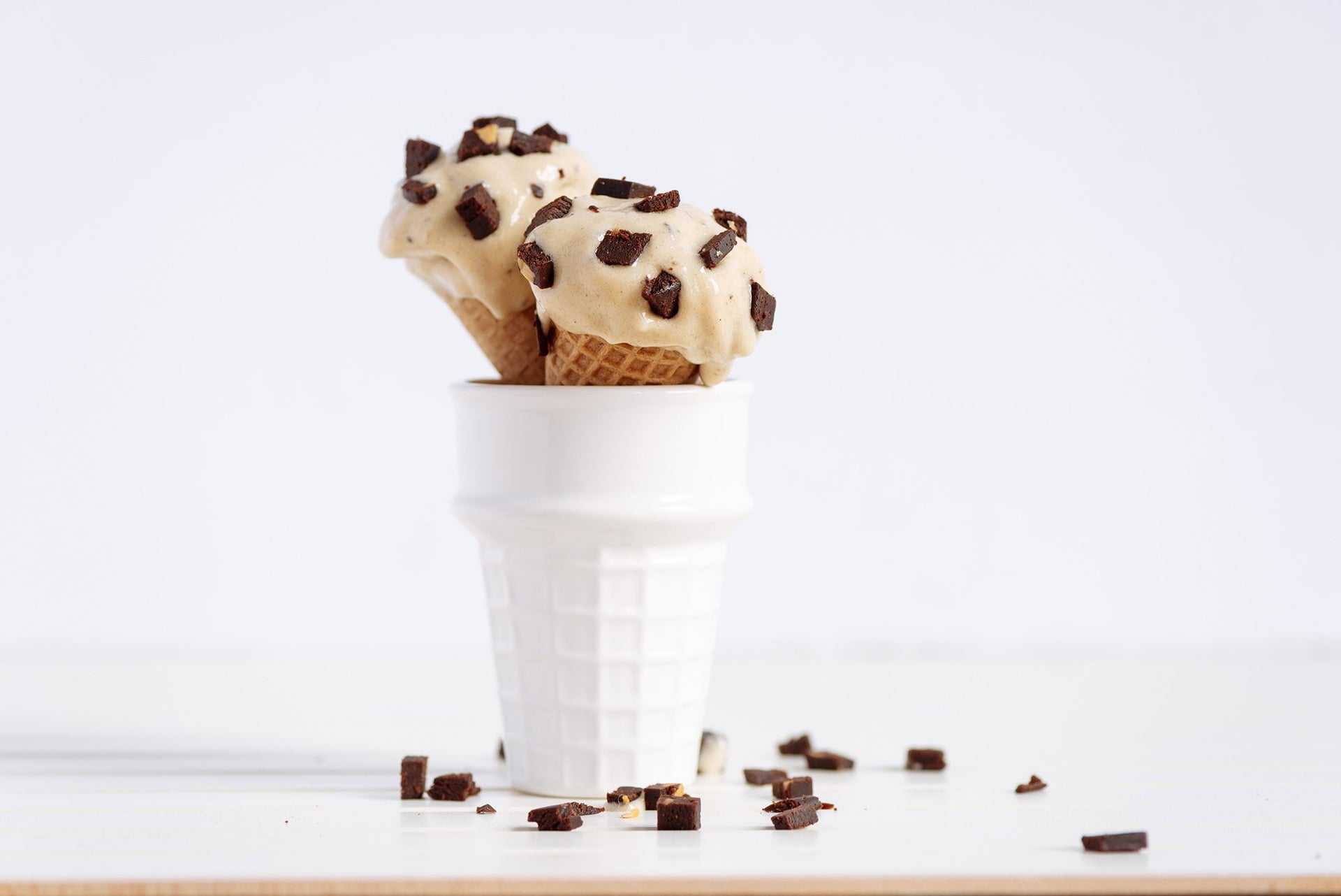 Nice Cream With Orgain Simple Bar Topping