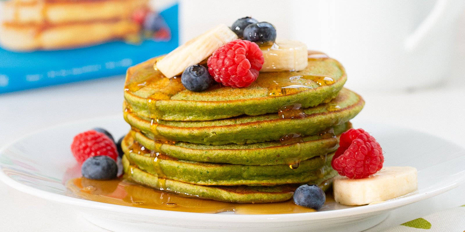 Banana & Spinach Protein Pancakes