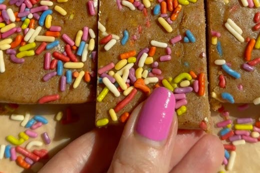 Birthday Cake protein bars