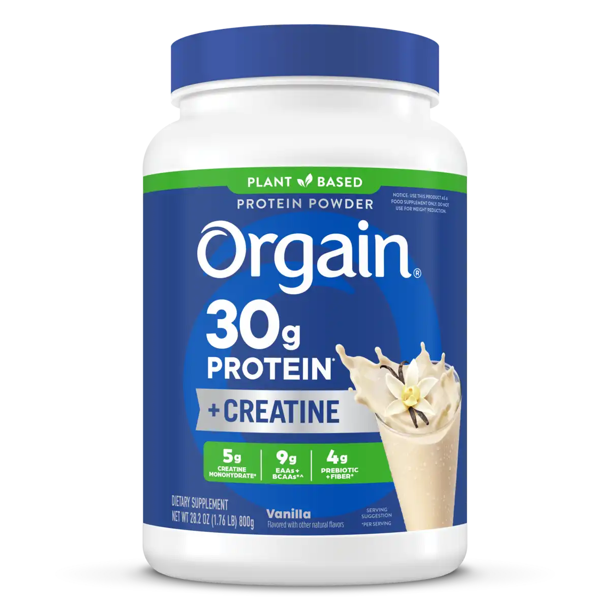 30g Protein + Creatine Powder - Vanilla – Orgain
