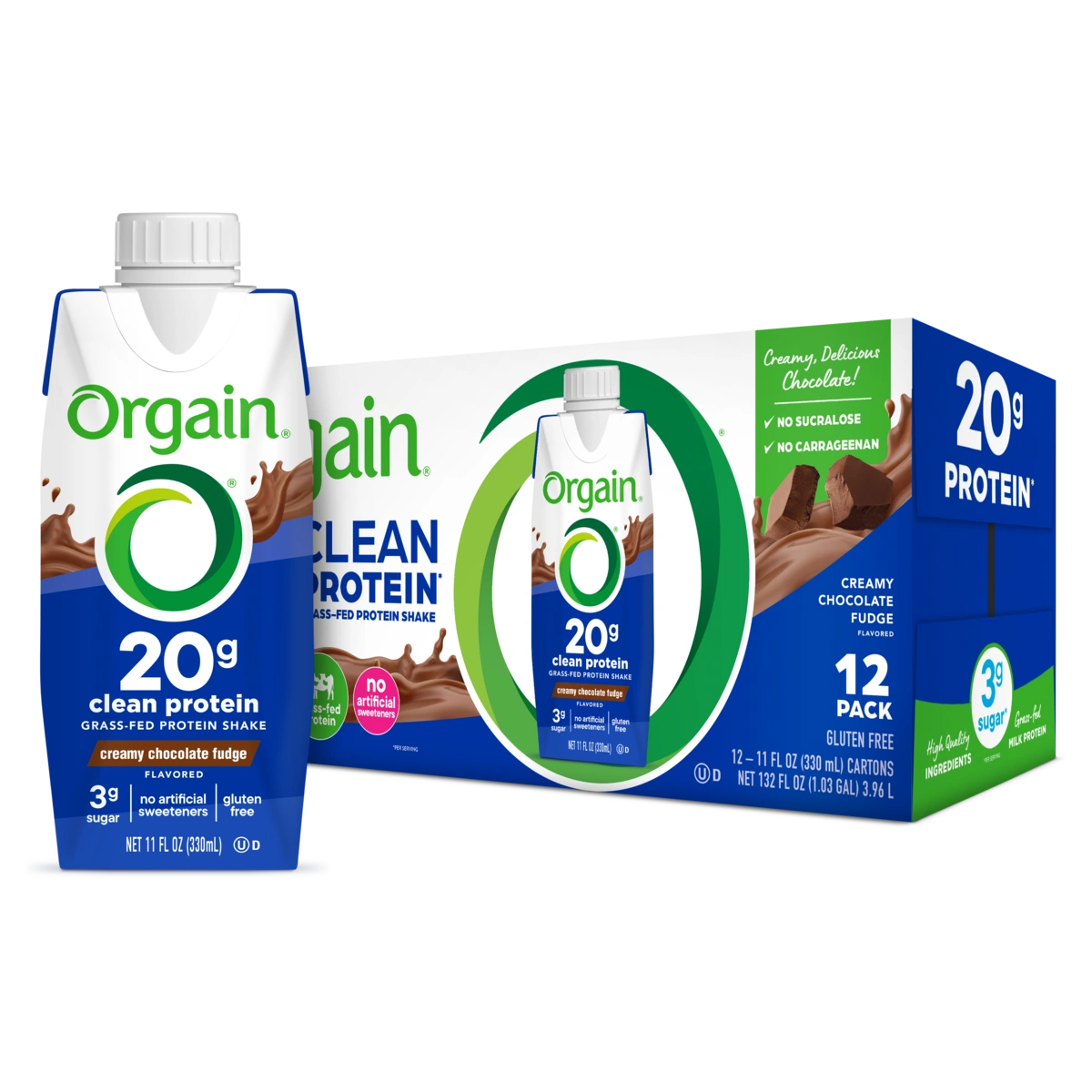 Chocolate Clean Protein Shakes | Orgain