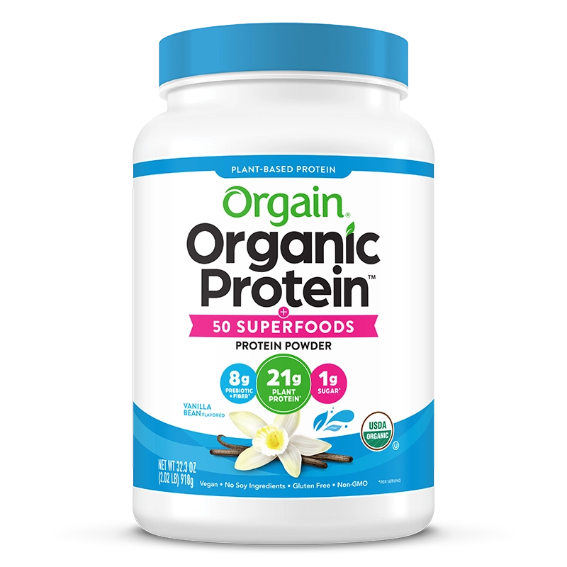 Organic Protein™ & Superfoods Plant Based Protein Powder - Vanilla bean Featured Image