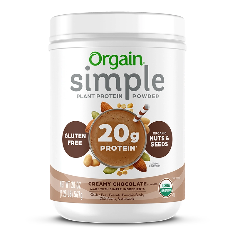 Simple Organic Plant-Based Protein Powder - Creamy Chocolate Featured Image