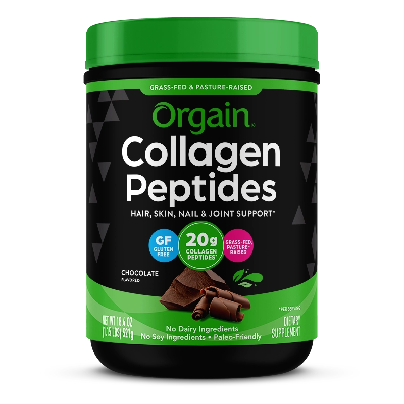 Grass-Fed Pasture Raised Chocolate Collagen Peptides| Orgain