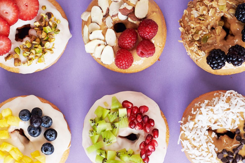 Birthday Cake flavored donuts