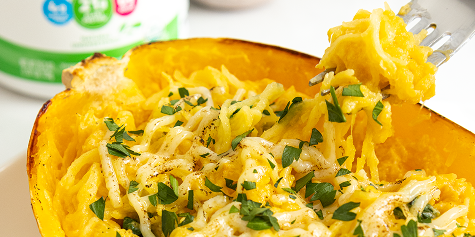 Spaghetti Squash with Protein Sauce