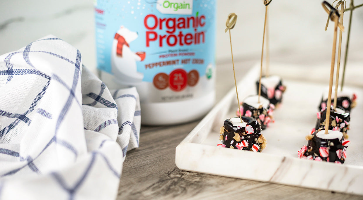 Chocolate Peppermint Protein Pops