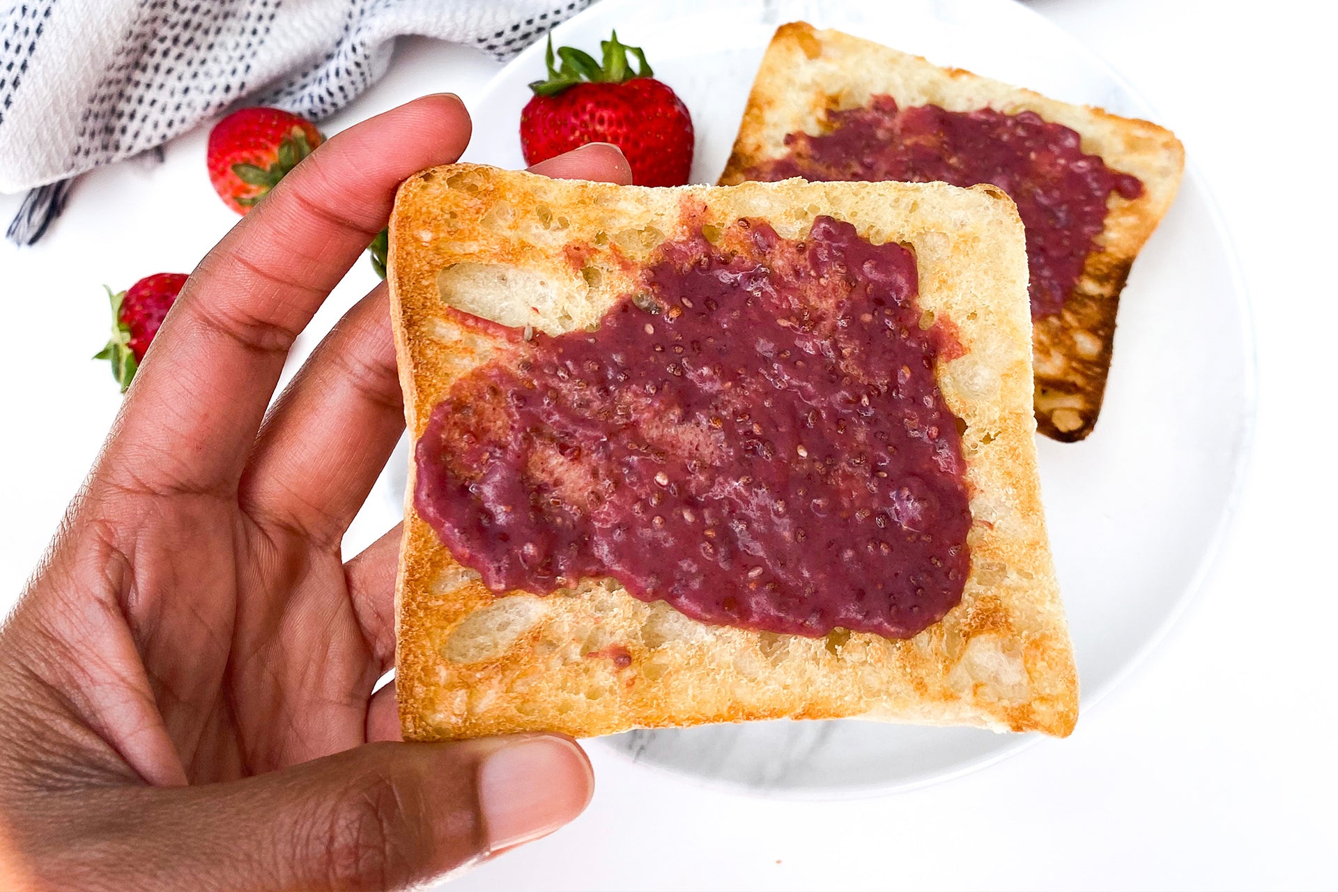 Protein Packed strawberry preserves