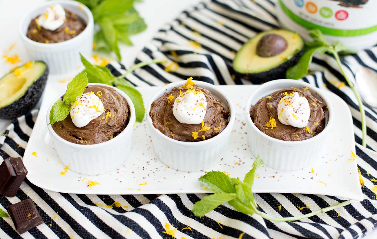 Orgain Back-to-School Chocolate Avocado Pudding