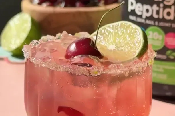 Collagen-Infused Cherry Limeade