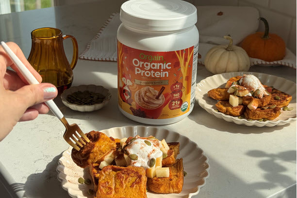 Pumpkin Spice Protein French Toast