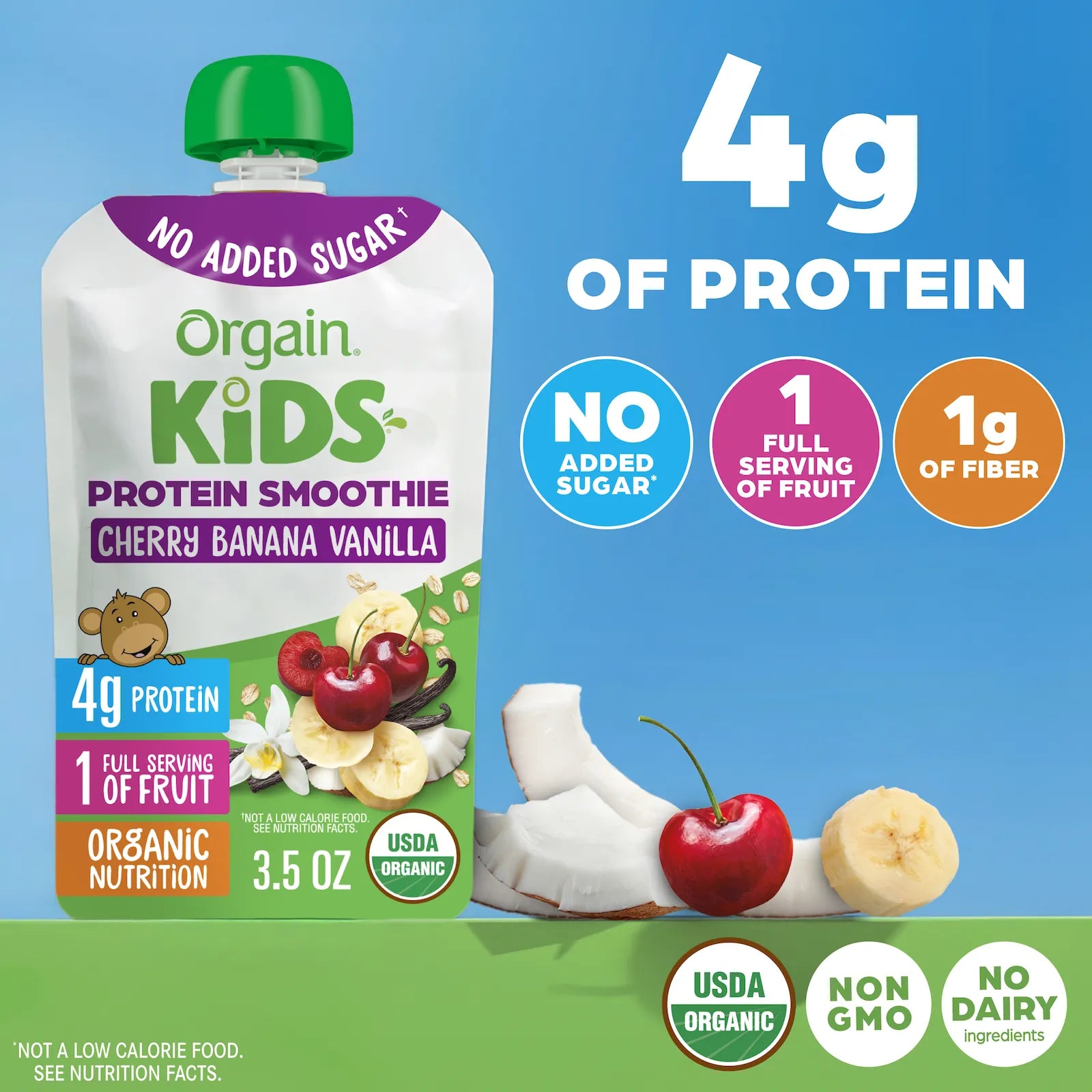 Kids Protein Smoothie - Cherry Banana Vanilla