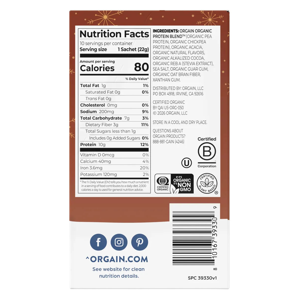 Protein Hot Cocoa Mix - Classic Chocolate