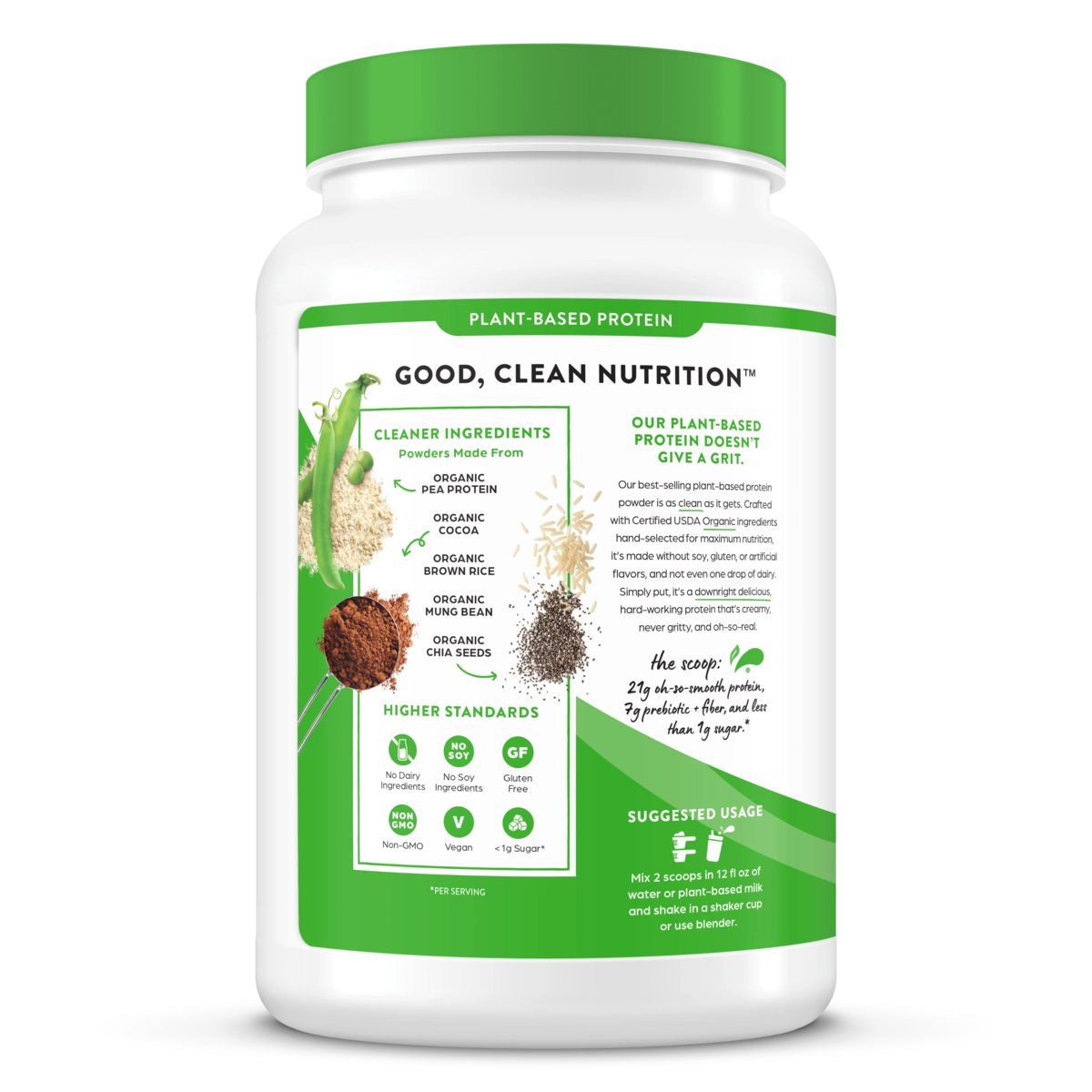 Orgain Organic Plant Based Protein Powder — alternate view
