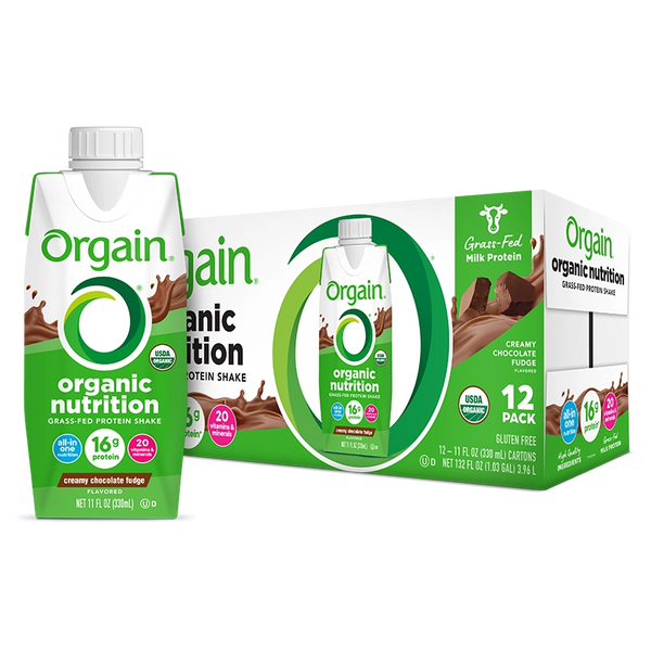 Creamy Chocolate Fudge Organic Nutrition Shake | Orgain