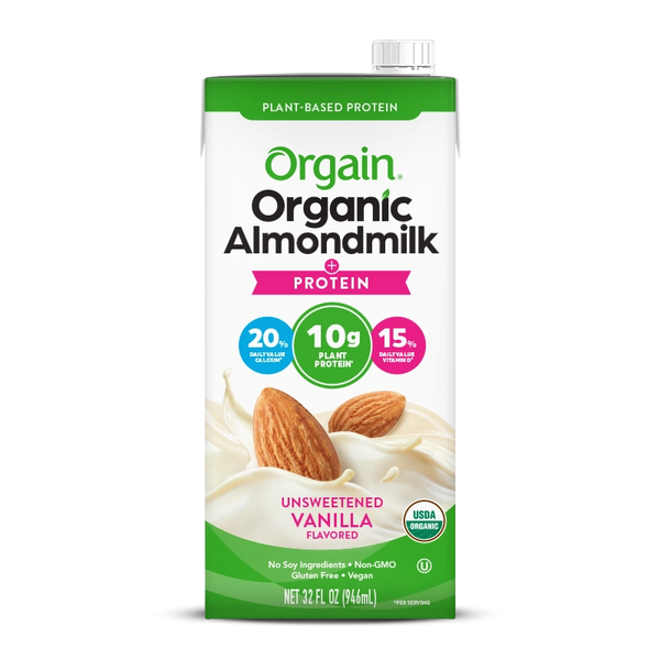 Organic Unsweetened Almond Milk | Vegan Almond Milk