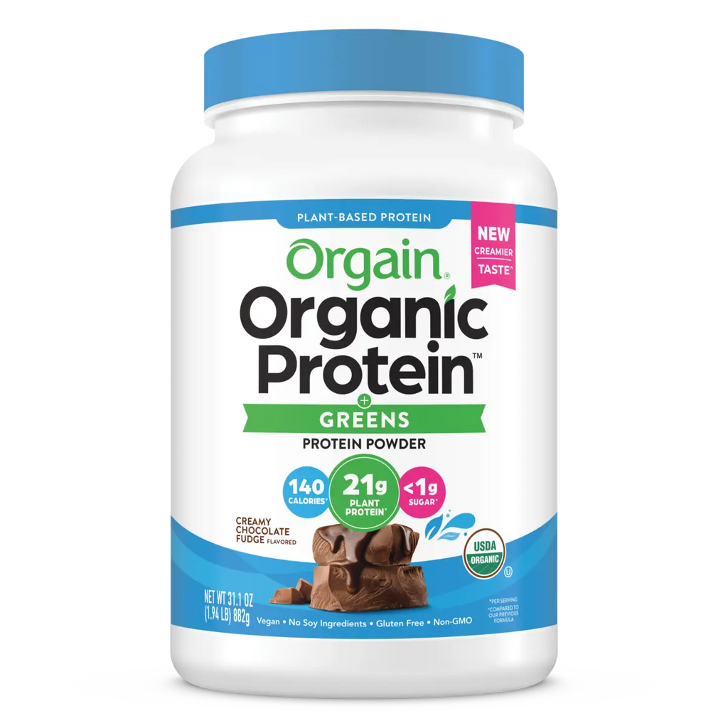Organic Protein™ & Greens Plant Based Protein Powder - Creamy Chocolate Fudge Featured Image