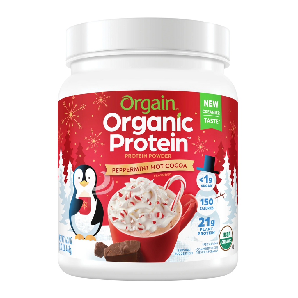 Organic Protein™ Plant Based Protein Powder - Peppermint Hot Cocoa Featured Image