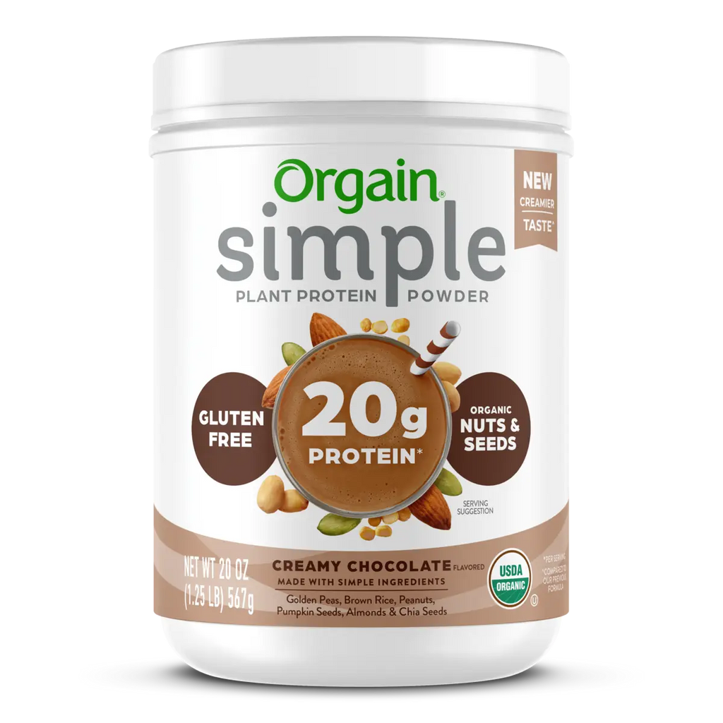 Simple Organic Plant-Based Protein Powder - Creamy Chocolate Featured Image