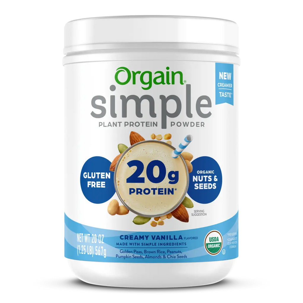 Simple Organic Plant-Based Protein Powder - Creamy Vanilla Featured Image