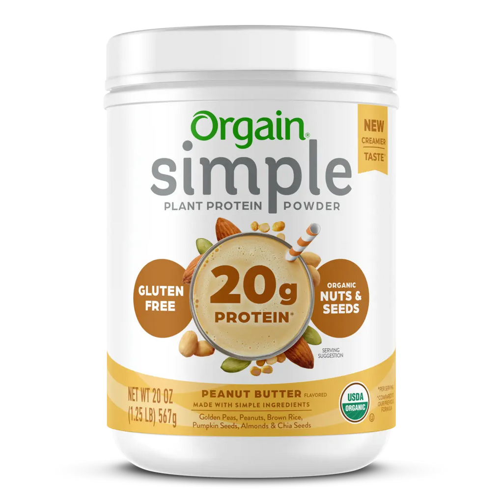 Simple Organic Plant-Based Protein Powder - Peanut Butter Featured Image