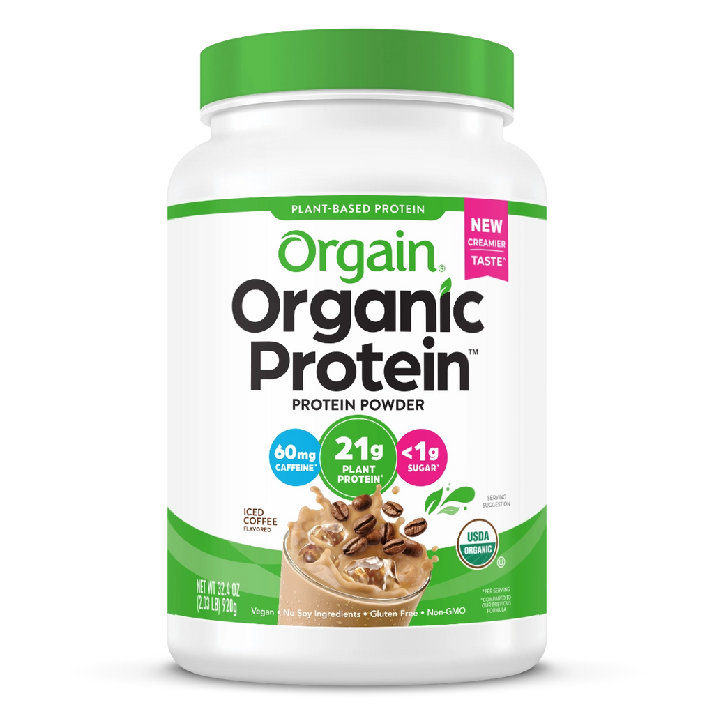 Organic Protein™ Plant Based Protein Powder - Iced Coffee Featured Image