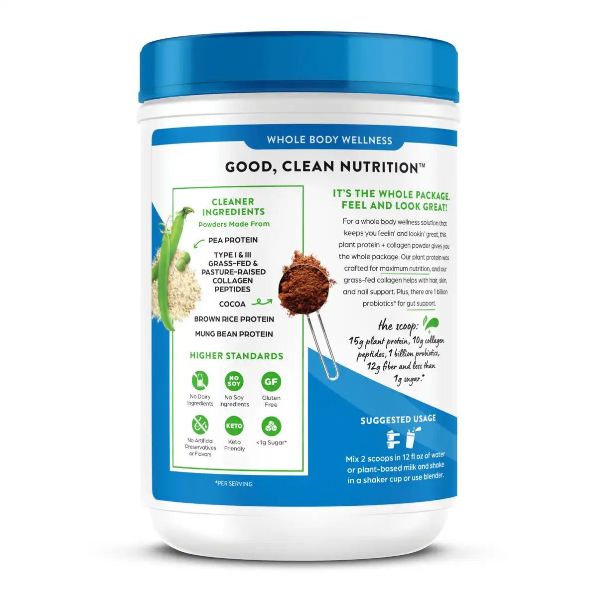Plant Protein Plus Collagen - Chocolate