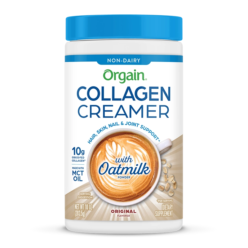 Front of Collagen Creamer with Oatmilk - Original  Flavor in the 10oz Size
