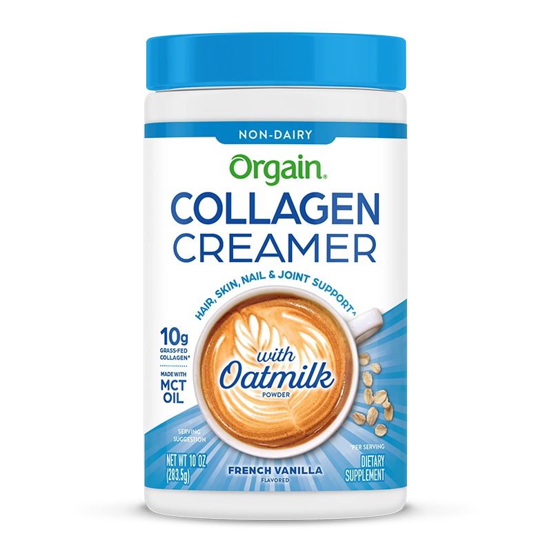 Front of Collagen Creamer with Oatmilk French Vanilla Flavor in the 10oz Size