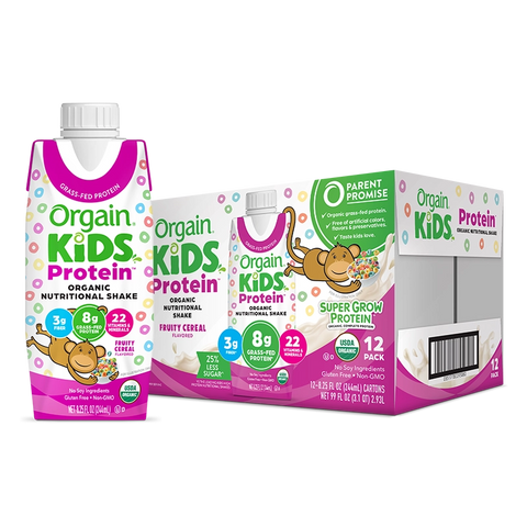 Orgain Kids Protein Organic Nutritional Shake Pediatric Oral Supplemen