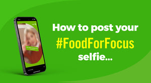 How to post your hashtag food for focus selfie