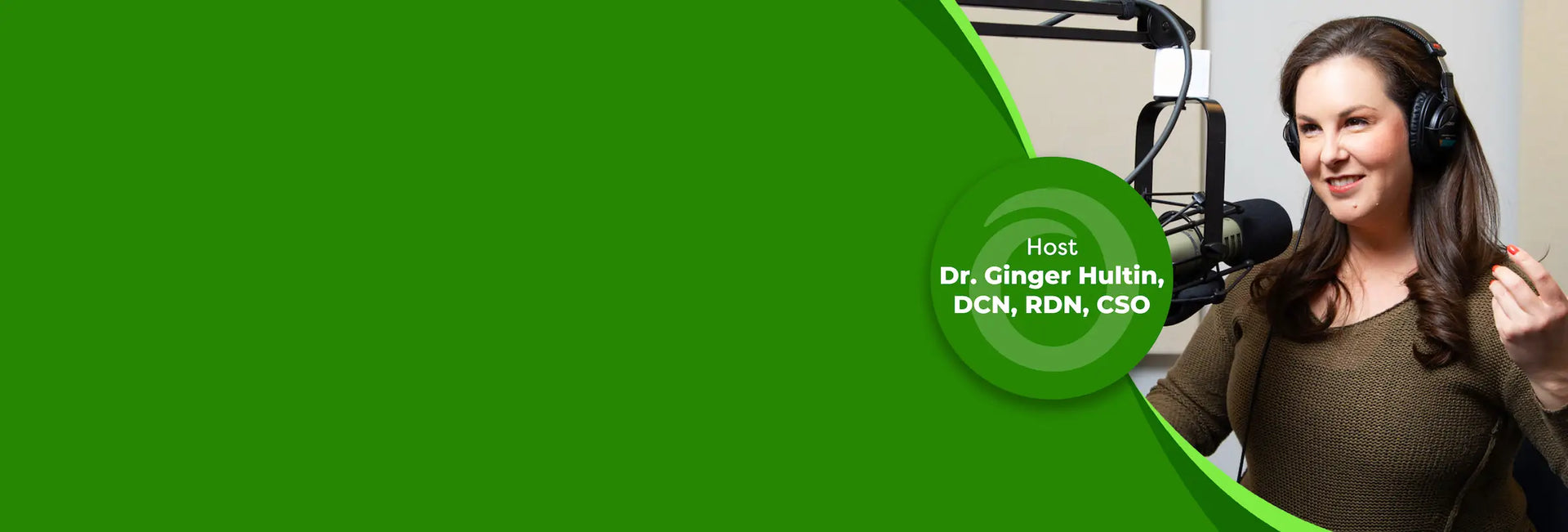 Good Clean Nutrition Podcast host Dr Ginger Hultin, DCN, RDN, CSO