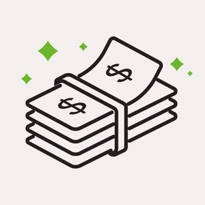 stack of cash icon