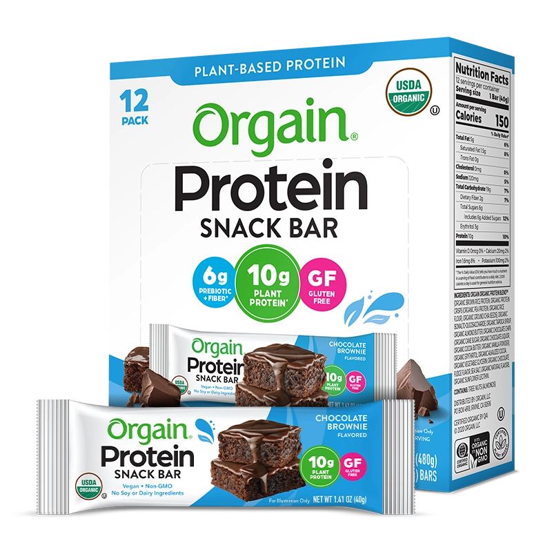 Orgain Organic Protein Bar - Chocolate Brownie