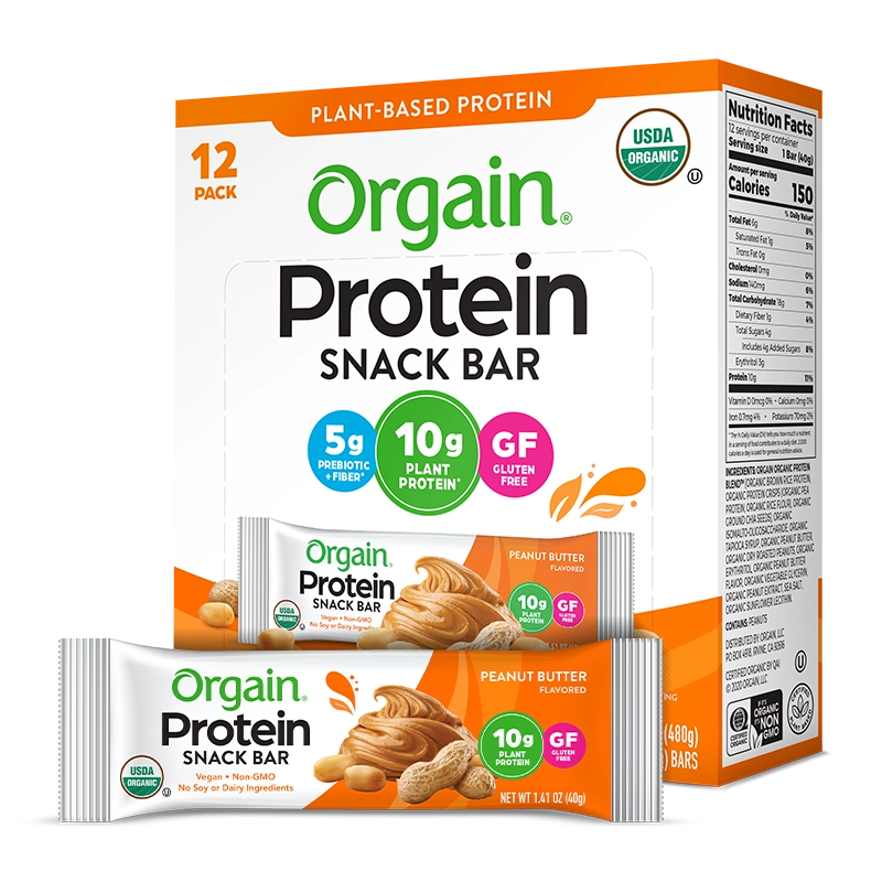 Orgain Organic Protein Bar - Peanut Butter
