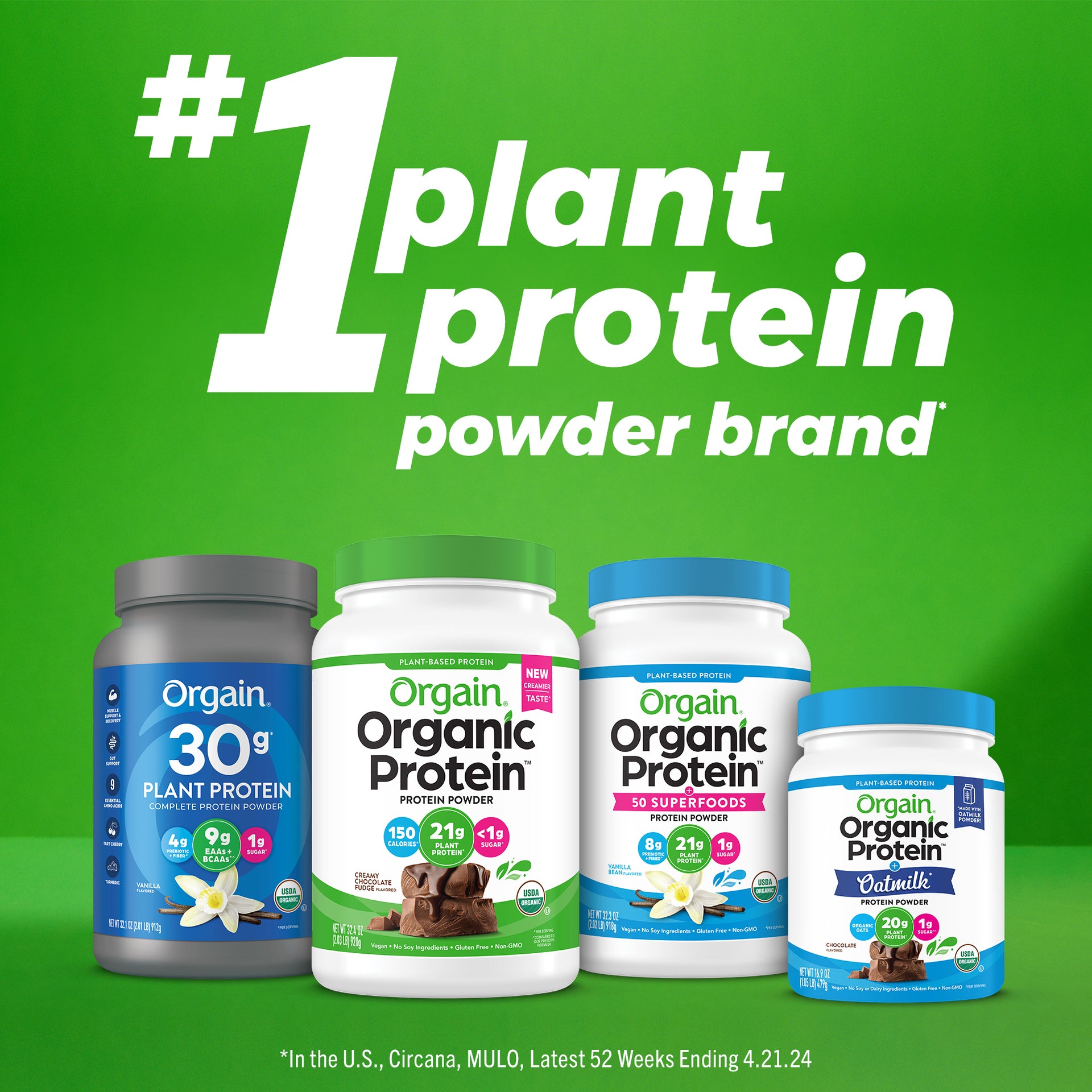 #1 Plant Protein Powder Brand