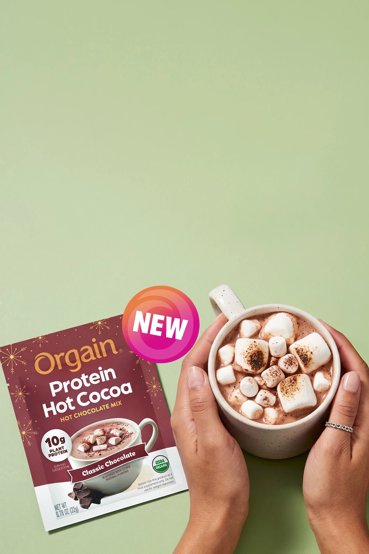Hot Chocolate. Now With 10g Protein.