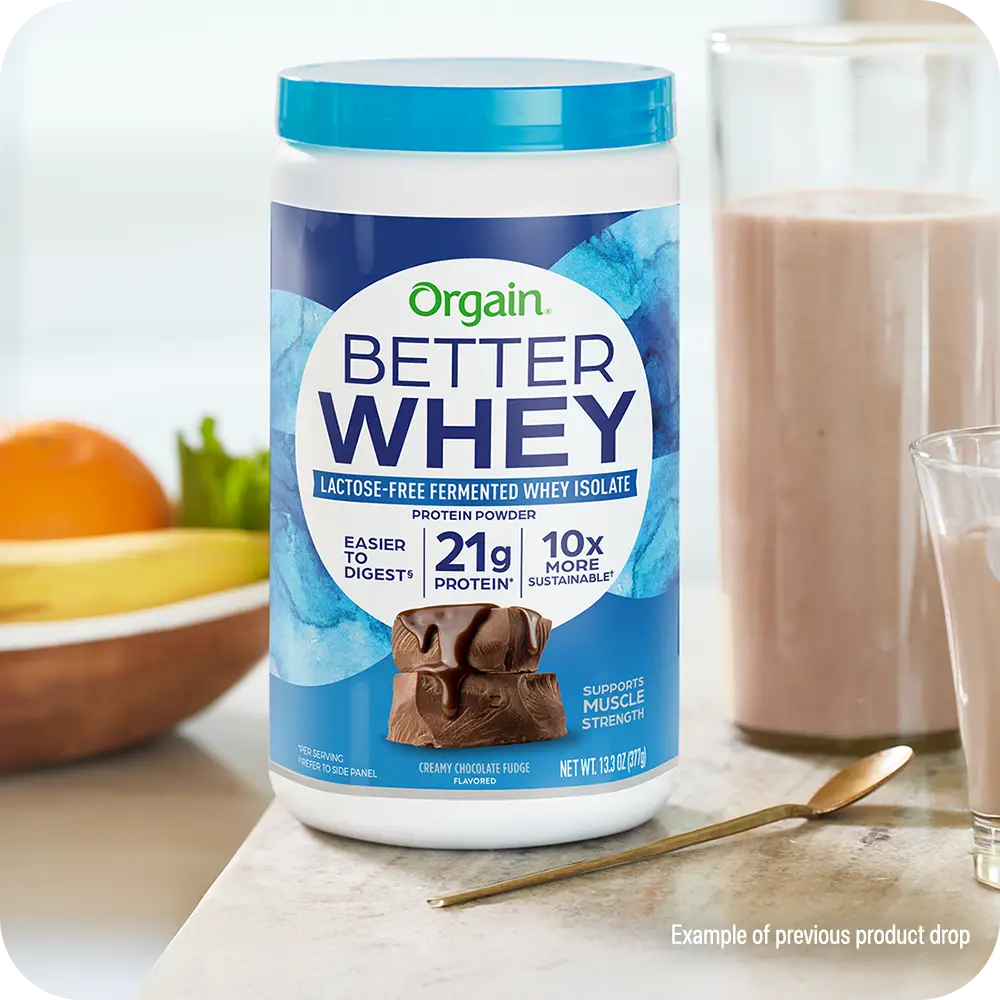 Better Whey protein powder as an example of a previous drop