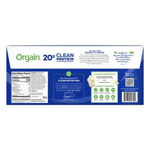 Orgain Grass Fed Clean Protein Shake, Creamy Chocolate Fudge